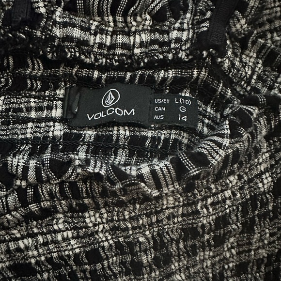 Volcom Women's Seeriously Slim Plaid Dress - Picture 3 of 3